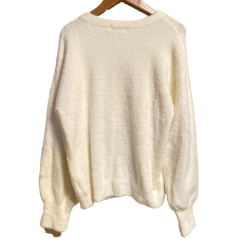 美品 kate spade new york ケイトスペード スノーモチーフ ニット