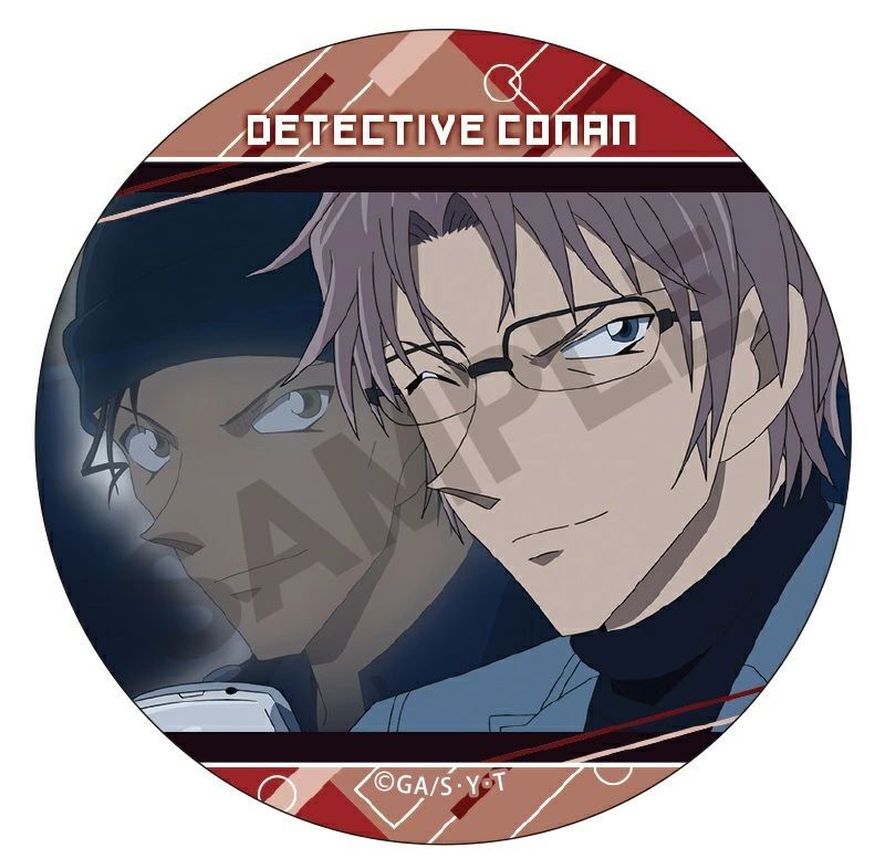 名探偵コナン トレーディング缶バッジ Vol.6 沖矢昴＆赤井秀一 グッズ