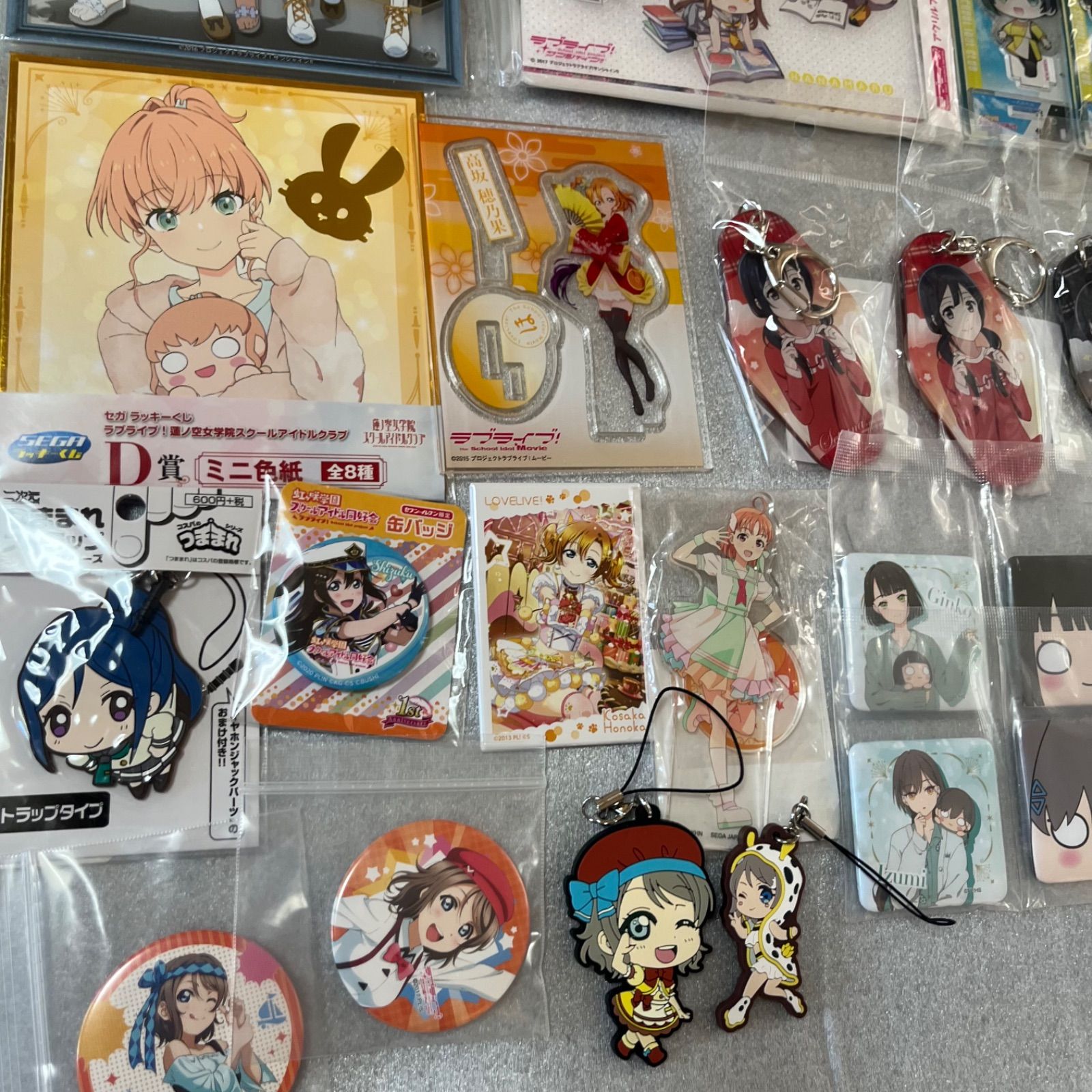 ラブライブ まとめ売り アクリルスタンド キーホルダー 缶バッジ