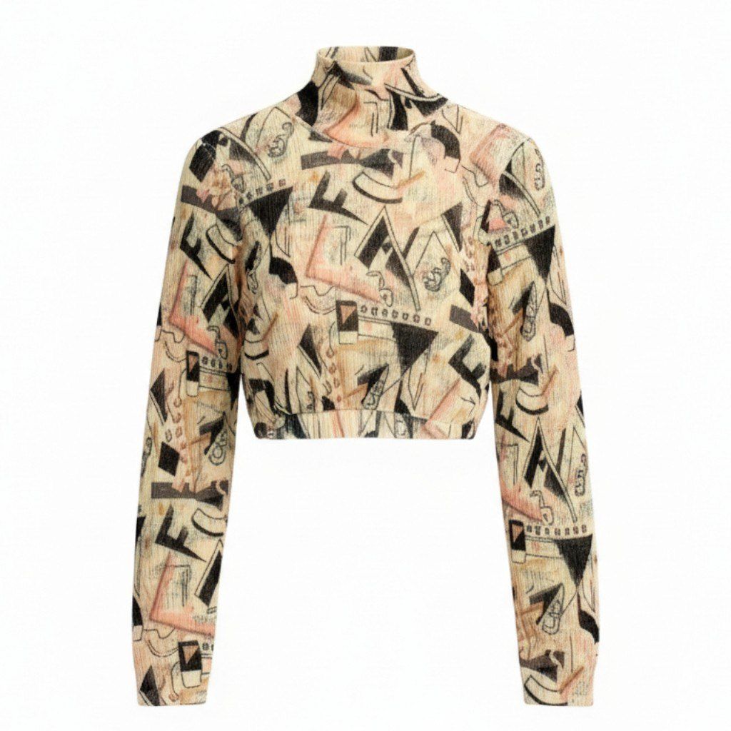 29a9 FENDI フェンディ 22年 モヘアニット ロングスリーブ セーター 総