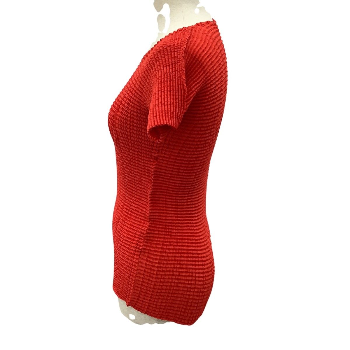 ISSEY MIYAKE イッセイミヤケ カットソー SIZE M IM 92-FT 123 レッド