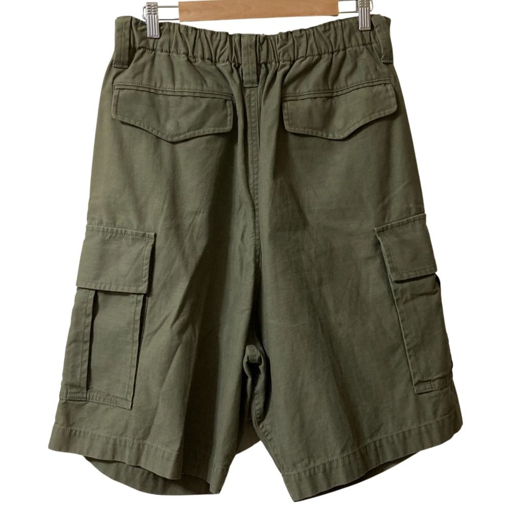 Maison MIHARA メゾンミハラヤスヒロ FOUR LEGS SHORTS フォーレッグ ショーツ サイズ46 カーキ メンズ レディース 古着