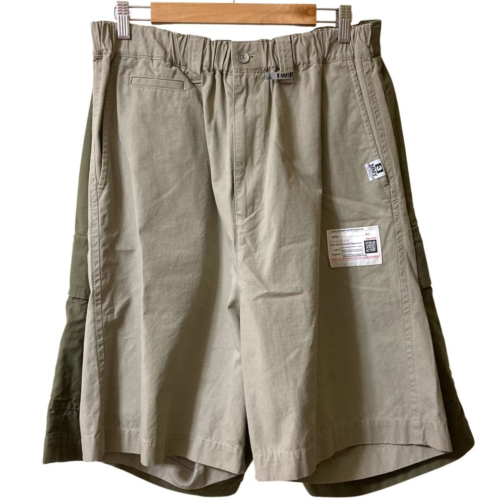 Maison MIHARA メゾンミハラヤスヒロ FOUR LEGS SHORTS フォーレッグ ショーツ サイズ46 カーキ メンズ レディース 古着
