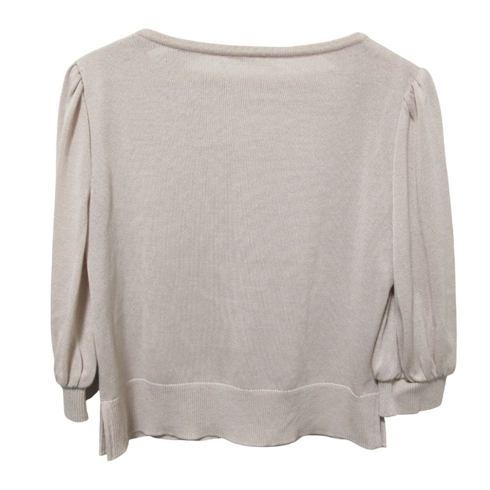 Reneルネ トップス　34 ホワイト パールボタン　未使用 Reneルネ トップス 34 ホワイト パールボタン 未使用