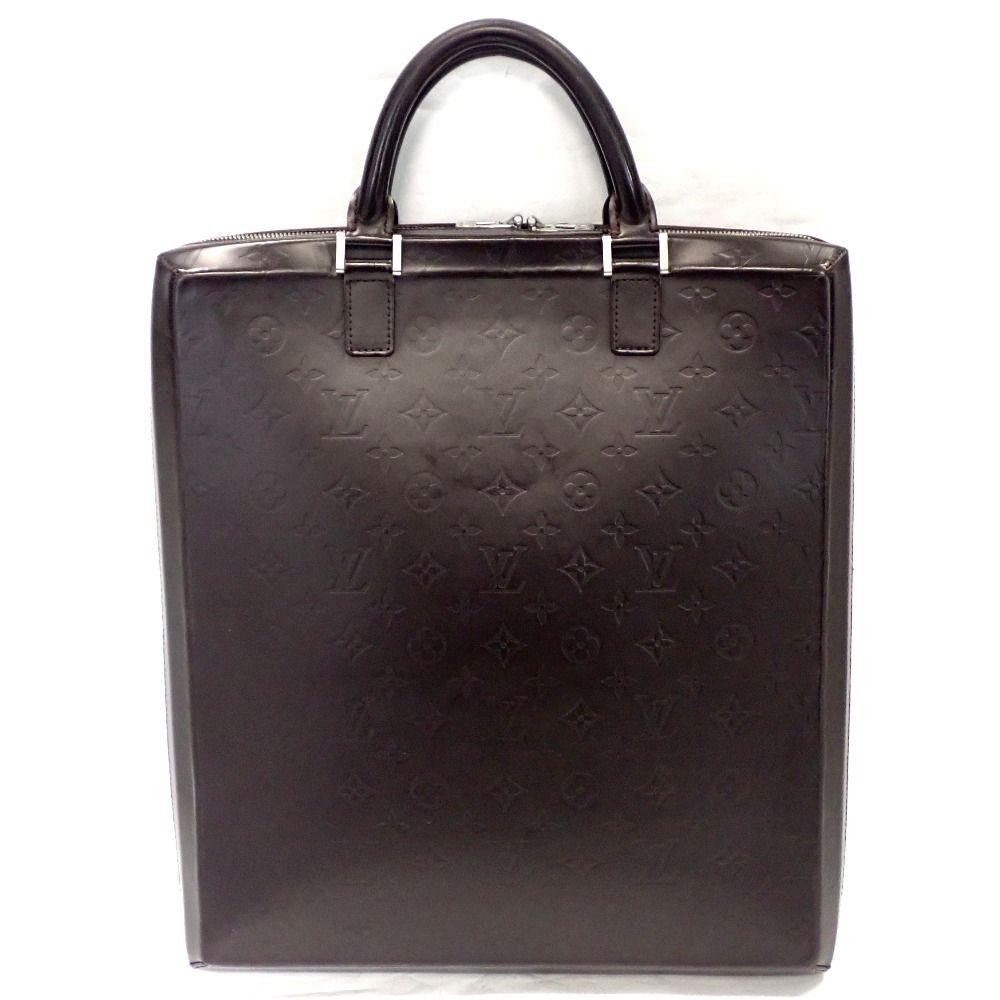 Th 1004931 ルイ ヴィトン モノグラム グラセ エルヴィン M 46580 ブラウン系 ブリーフケース メンズ LOUIS VUITTON