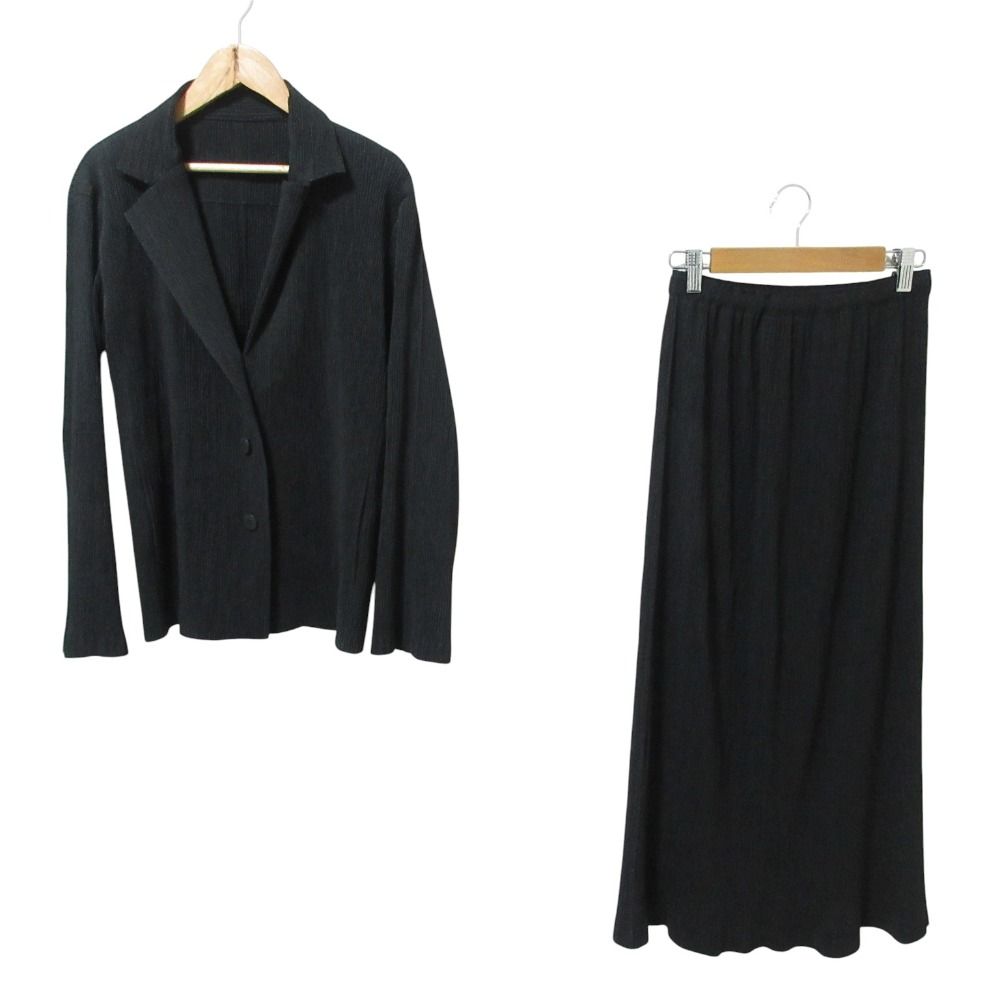 美品 ISSEY MIYAKE WHITE LABEL イッセイミヤケ プリーツジャケット