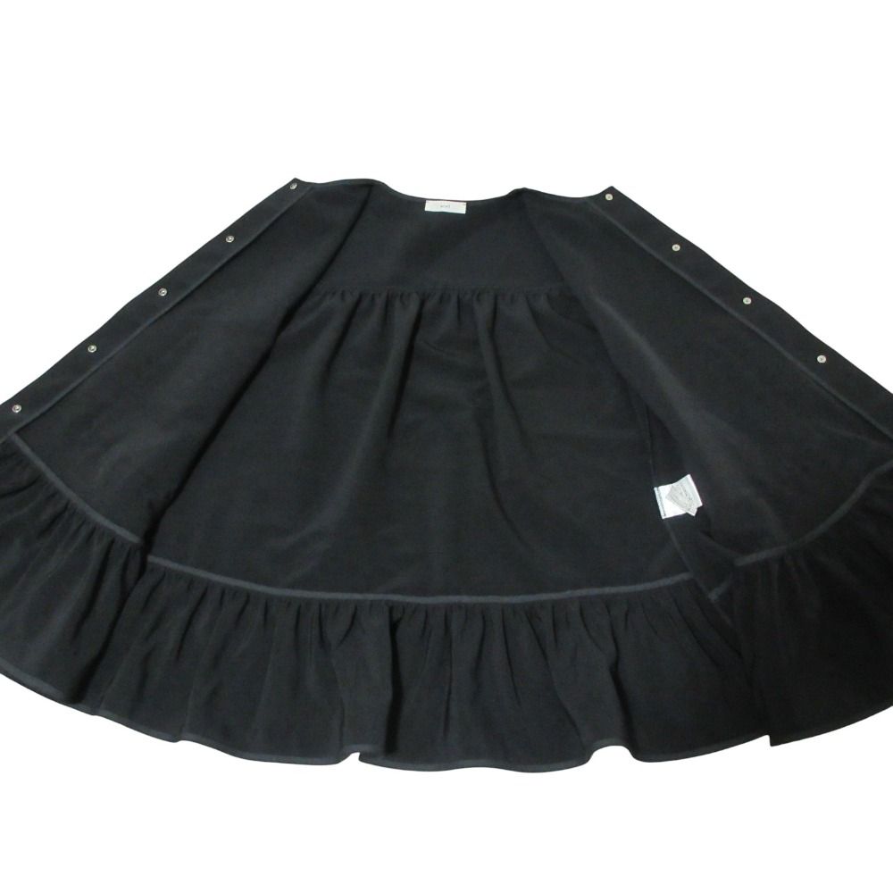 美品 24SS yori ヨリ ポケットフリルジレ ベスト YR25-24004SP サイズF