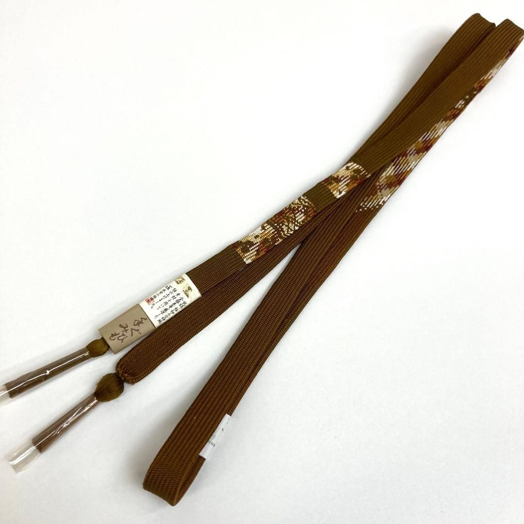 着物と帯 時流 O 2546 正絹 帯揚げ帯締め 匠武者小路 ♥ 三分金銀糸
