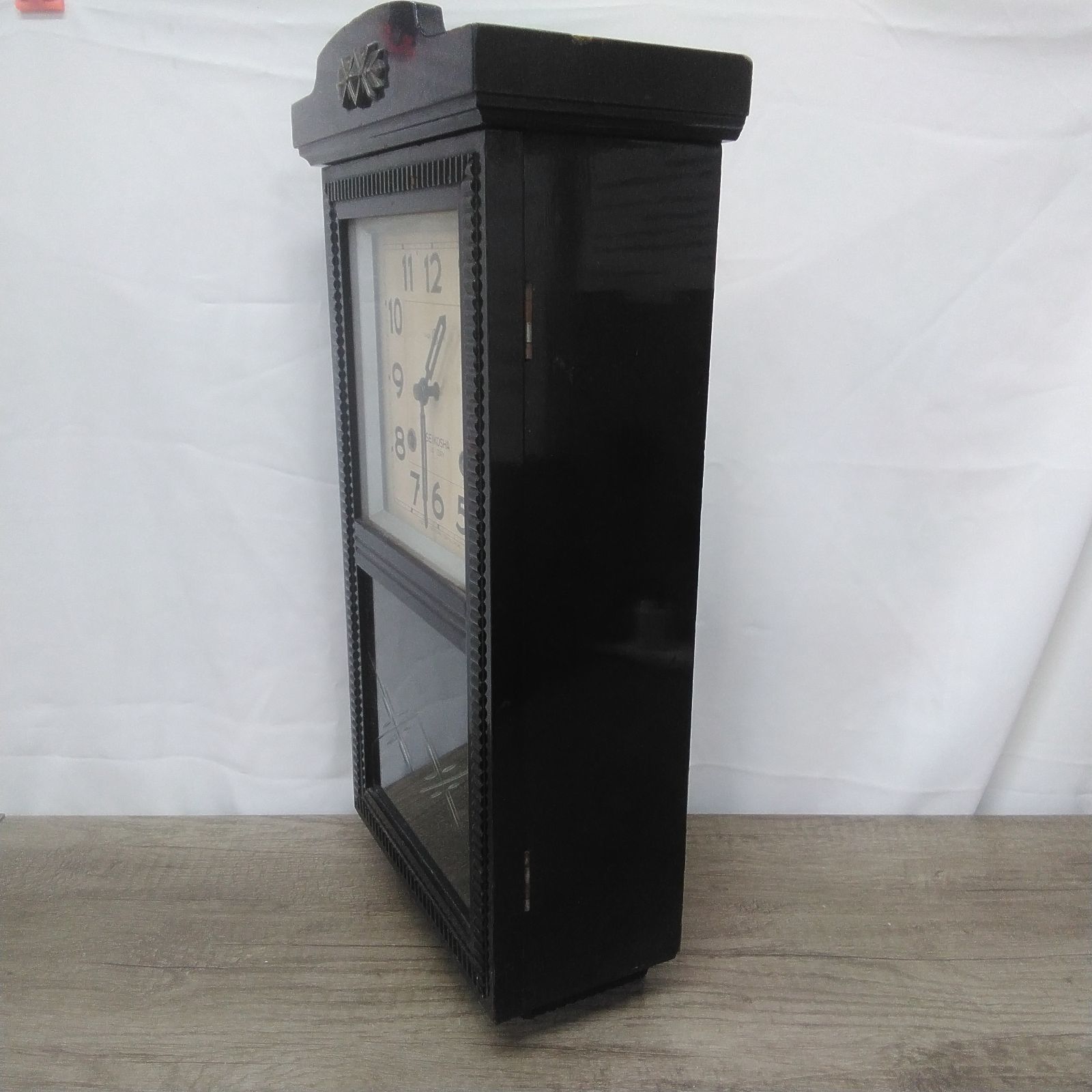 日比野時計 ボンボン時計 振り子時計 柱時計 動作品 メンテナンス済 SEIKOSHA #精工舎 #八角柱時計 #1週間巻き #REGULATOR #大正昭和初期