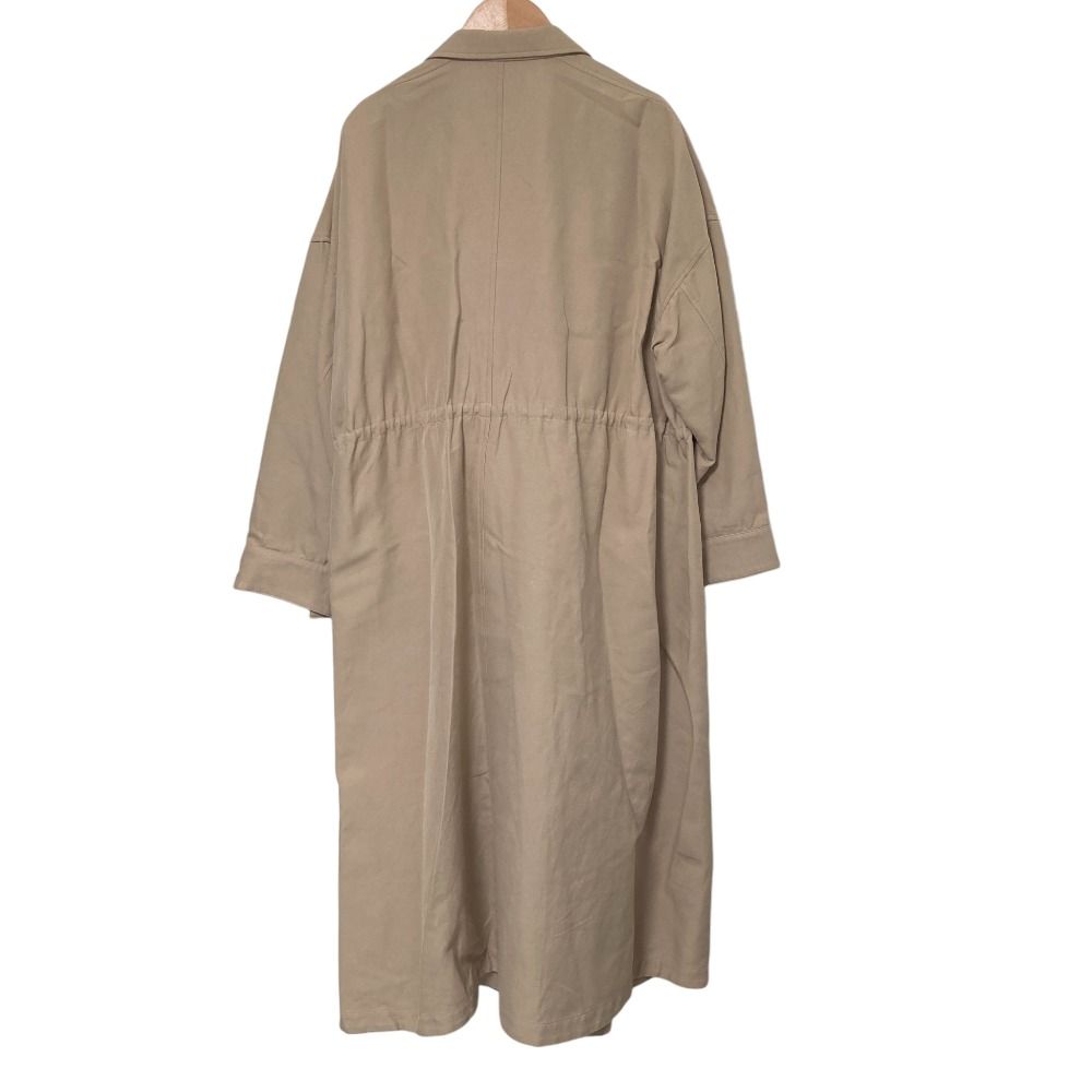 美品 Chaos カオス ミリタリーロングコート Fサイズ ベージュ