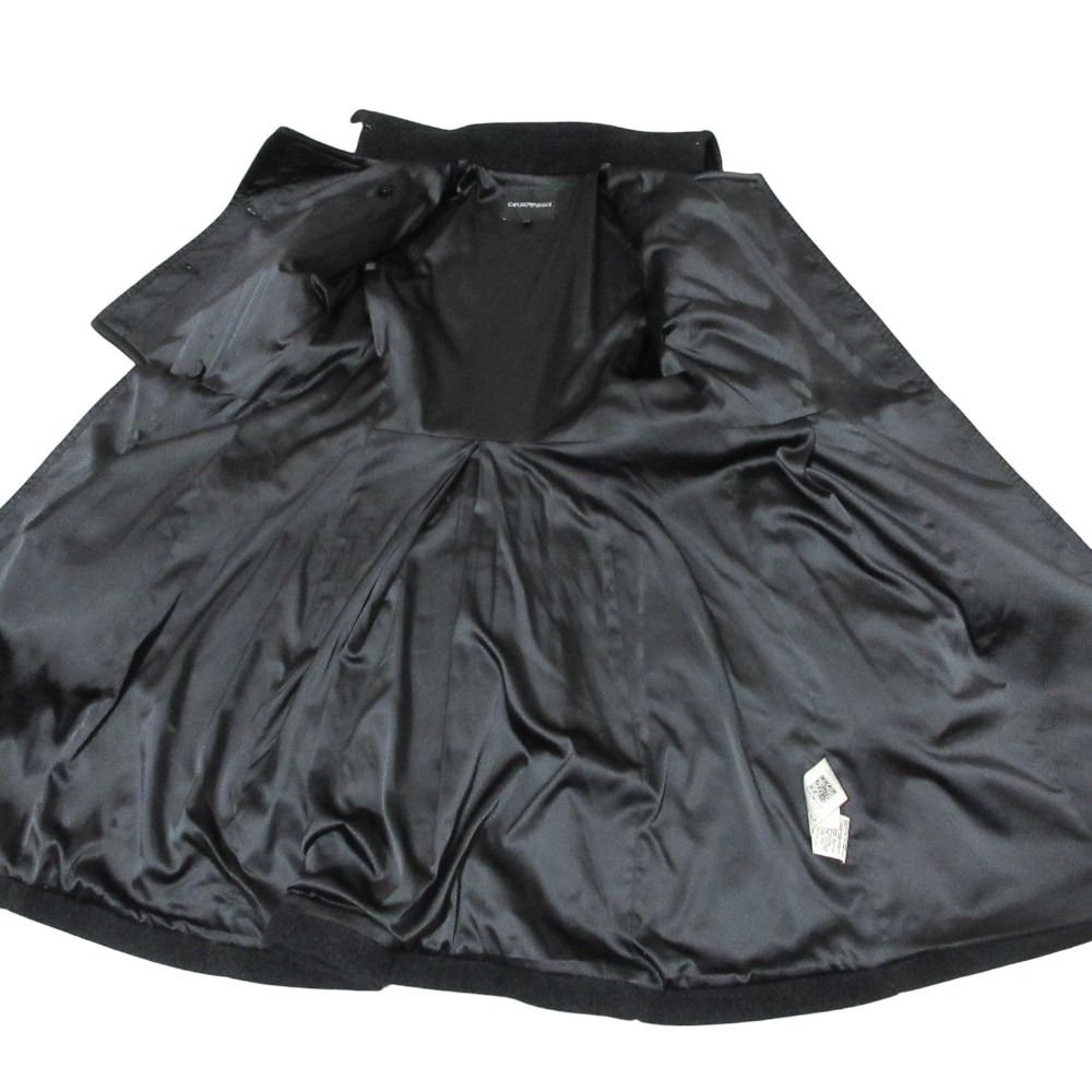 美品 EMPORIO ARMANI エンポリオアルマーニ ボア ステンカラーコート