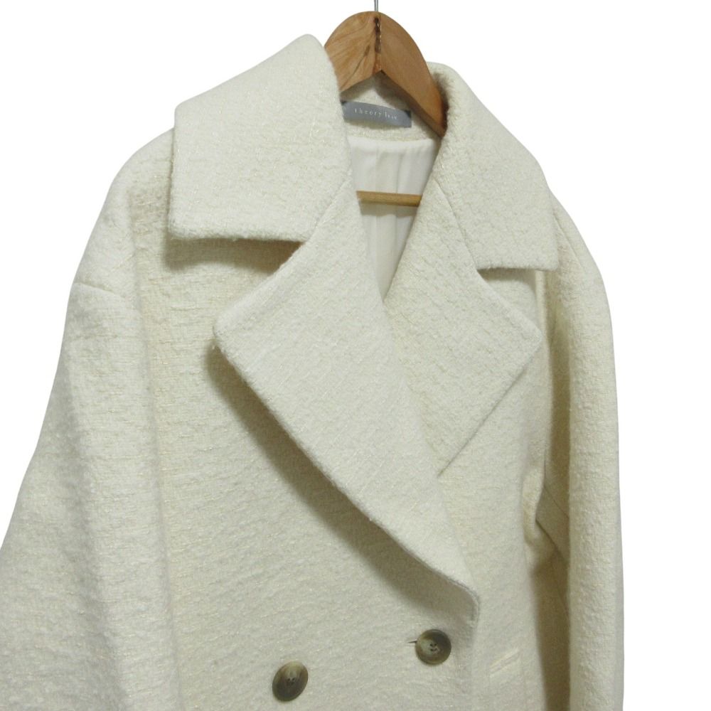 良品 23AW Theory luxe セオリーリュクス FARO MARYNA ツイード ダブル  