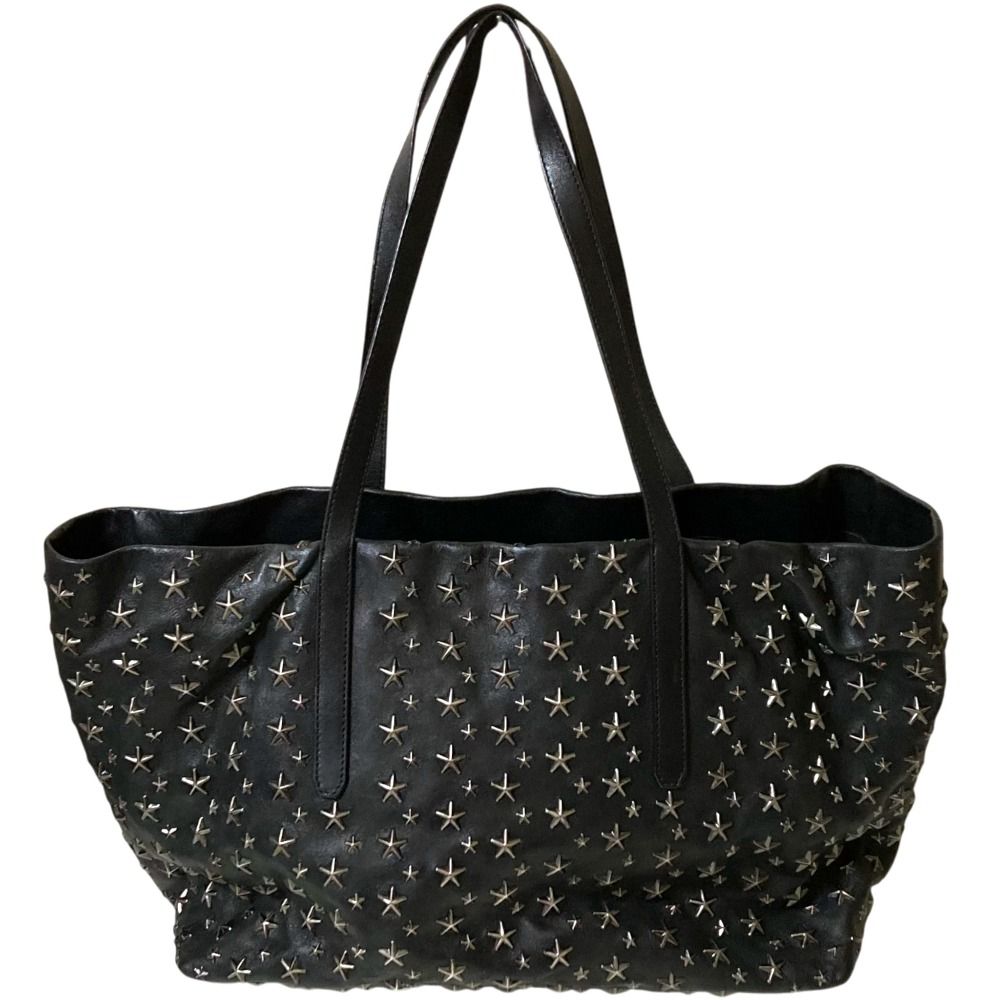 良品 JIMMY CHOO ジミーチュウ ピムリコ スタースタッズ レザー トート