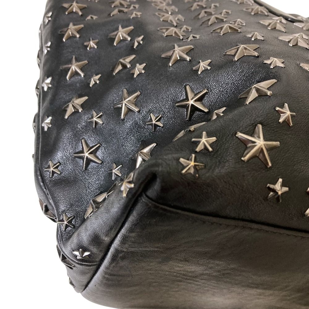 良品 JIMMY CHOO ジミーチュウ ピムリコ スタースタッズ レザー トート