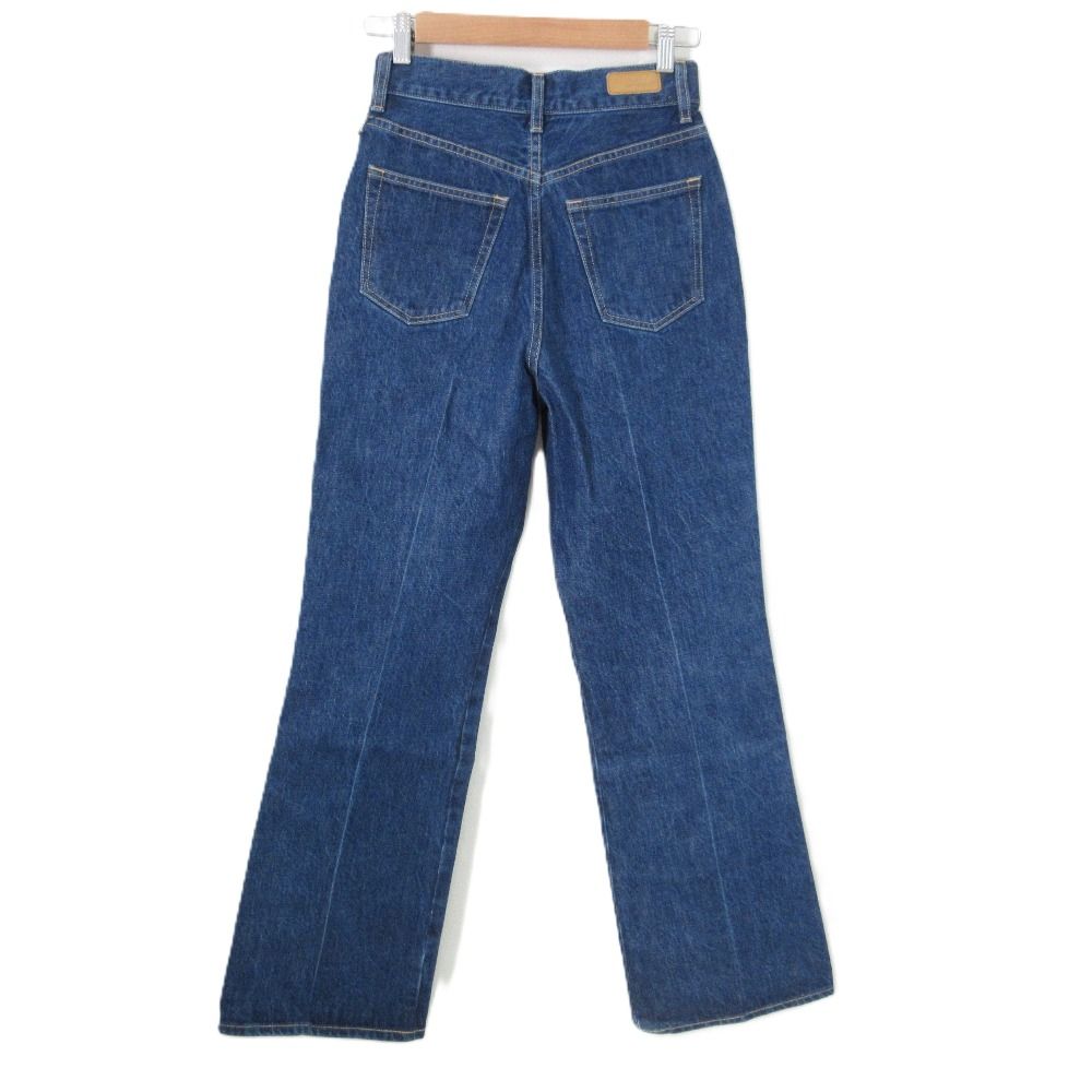 ♥ 25 SS yori ヨリ ブーツカットデニム パンツ ジーンズ YR 22-25127 AW サイズ1 インディゴ レディース 古着