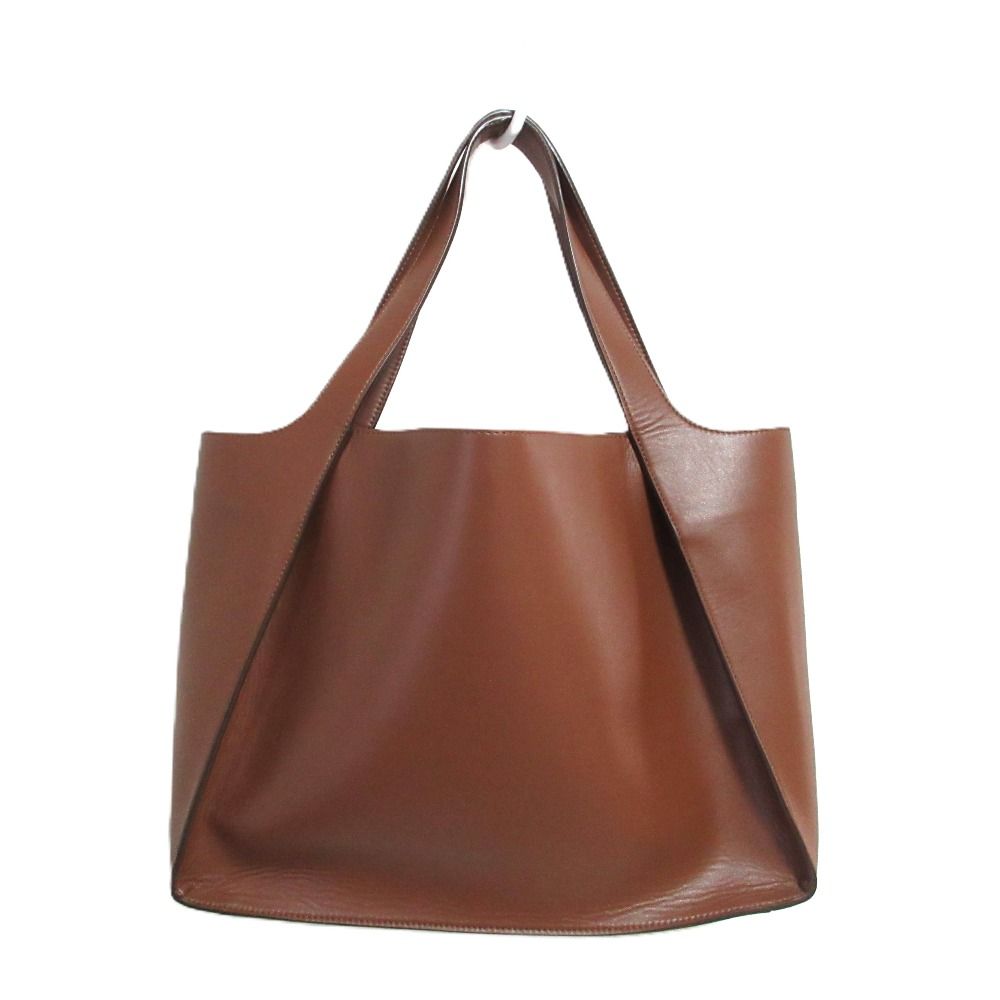 Stella McCartney ステラマッカートニー ステラロゴ ポーチ付き トートバッグ ブラウン レディース 古着