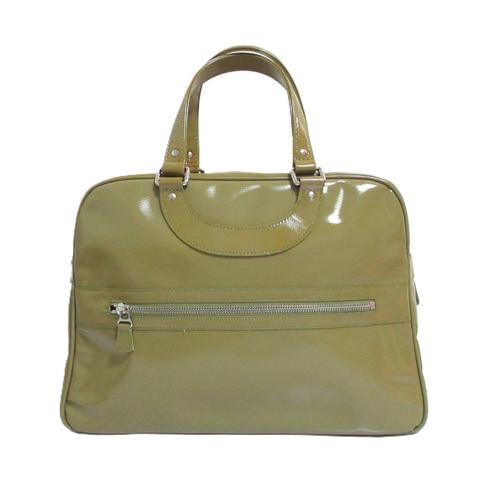 JACQUES LE CORRE ジャックルコー リスボン PVCコーティング ハンドバック グリーン メンズ レディース 古着