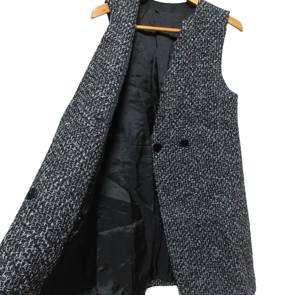 美品 25AW ANAYI アナイ ラメファンシー ツイードジレベスト