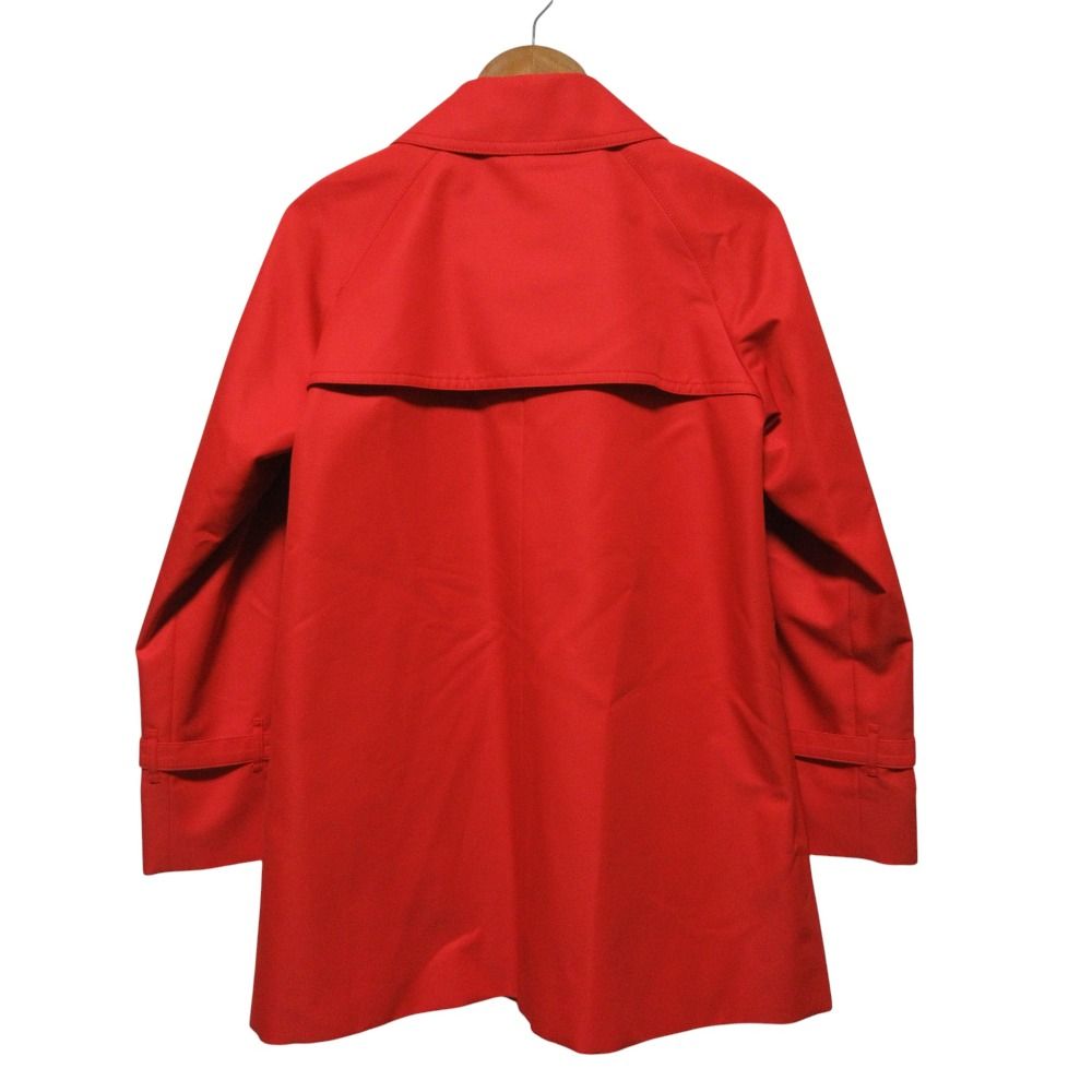 [美品] アクアスキュータム　トレンチコート　ライナー付　ロング　ベルト　レッド アクアスキュータム ライナー付き ロングトレンチコート ベルト 赤