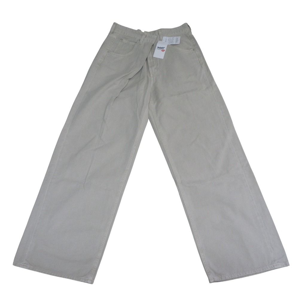 ♥ 25 AW AGOLDE エーゴールドイー VANA FOLD JEAN ローライズフィット デニムパンツ W 26 アイボリー レディース 古着