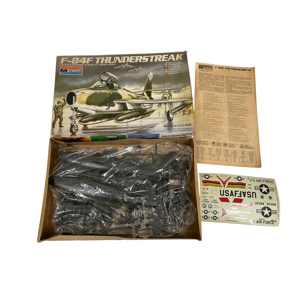 F-100 SUPER SABRE F-104 F-84 F 2種 航空機 プラモデル おまとめ 未組立