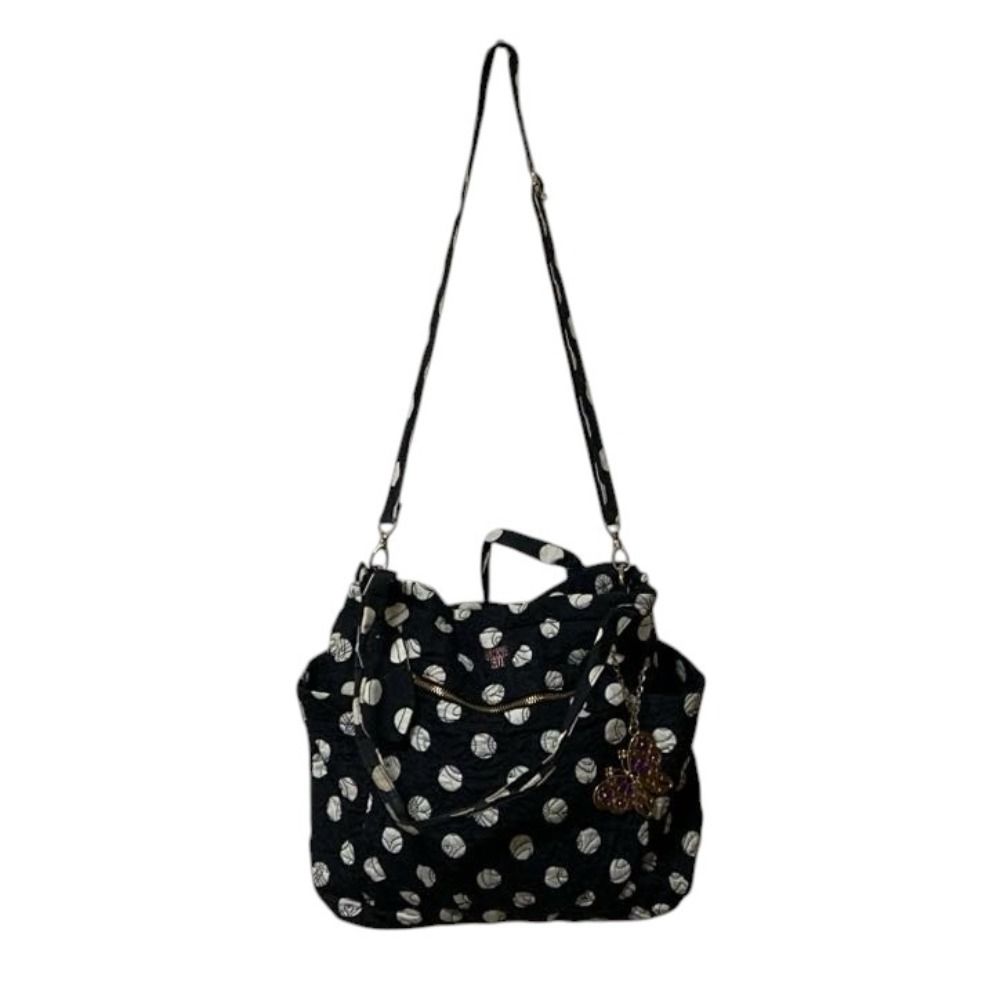 ANNA SUI アナスイ キルティング バタフライ＆水玉 2wayトートバッグ