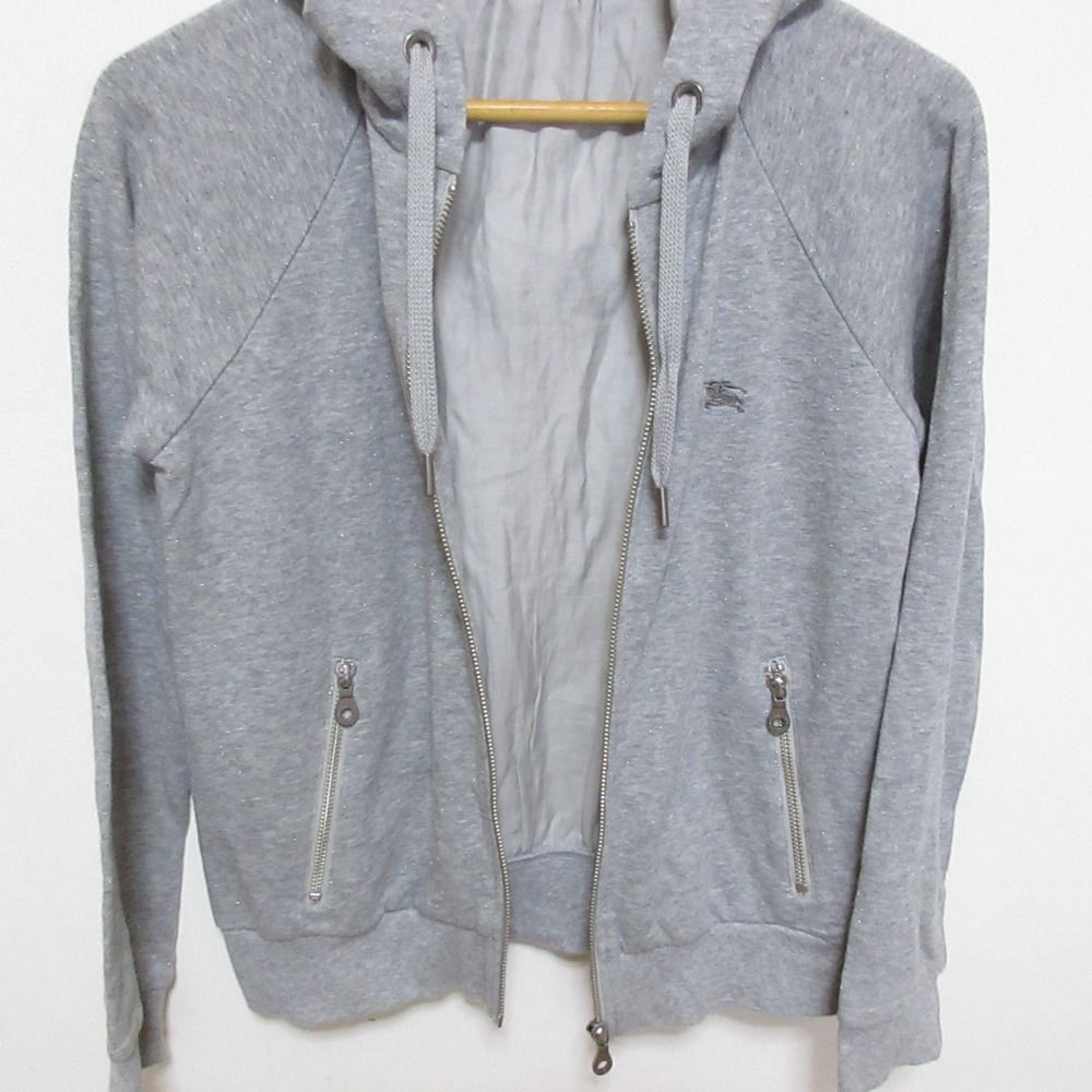 美品 burberry blue label ピージャケット グレー38サイズ 美品】BURBERRY BLUE LABEL バーバリーブルーレーベル ピーコート