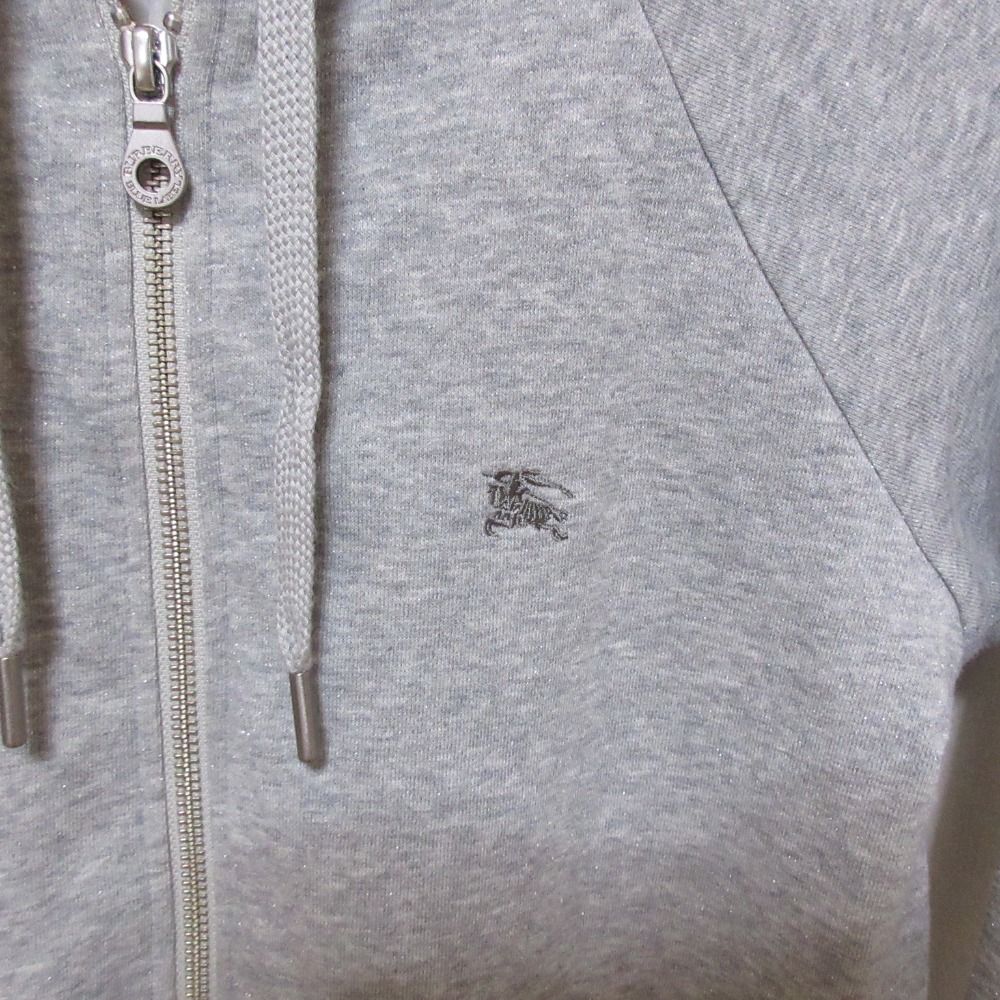 BURBERRY BLUELABEL コート グレー ラメ バーバリーブルーレーベル BURBERRY BLUE LABEL 美品 Aライン コート