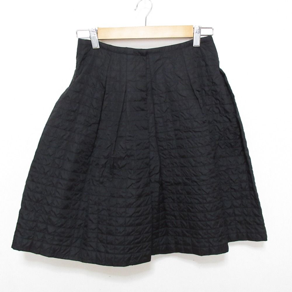 美品 Jil Sander NAVY ジルサンダーネイビー キルティングスカート