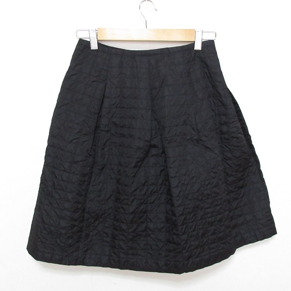 美品 Jil Sander NAVY ジルサンダーネイビー キルティングスカート