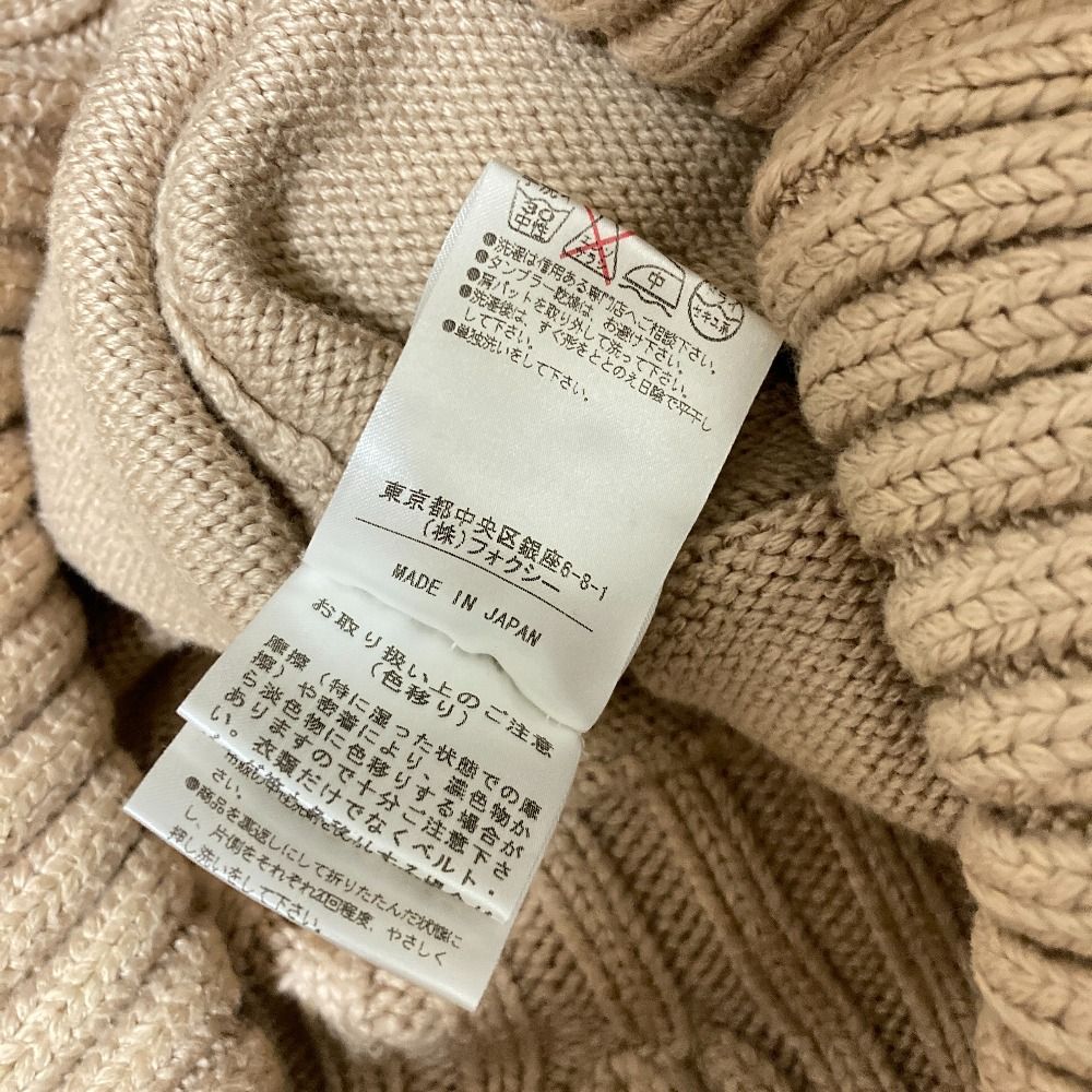 良品 FOXEY NEW YORK フォクシーニューヨーク タートルネック ニット