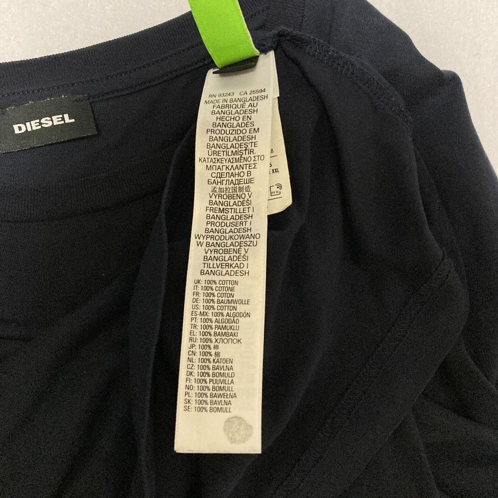 DIESEL ダメージ加工 ロングスリーブカットソー 良品 DIESEL