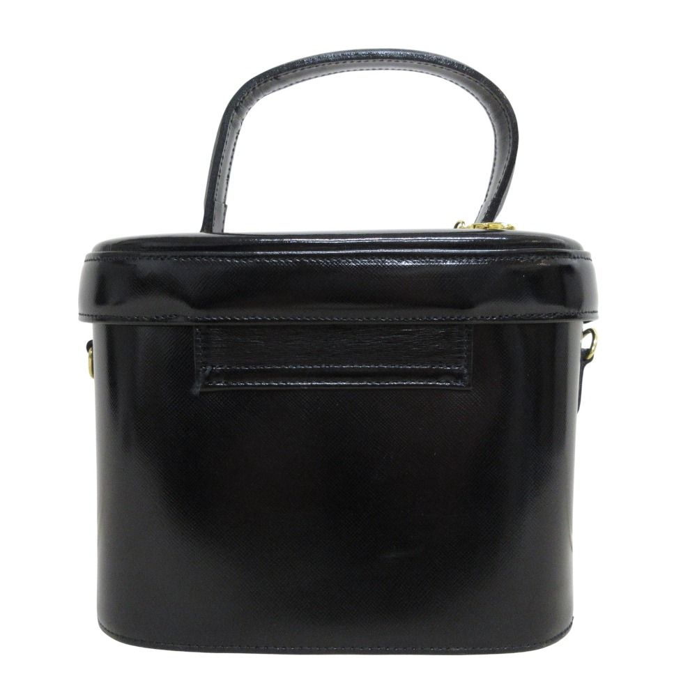 美品 GIANNI VERSACE ジャンニヴェルサーチ レザー バニティバッグ