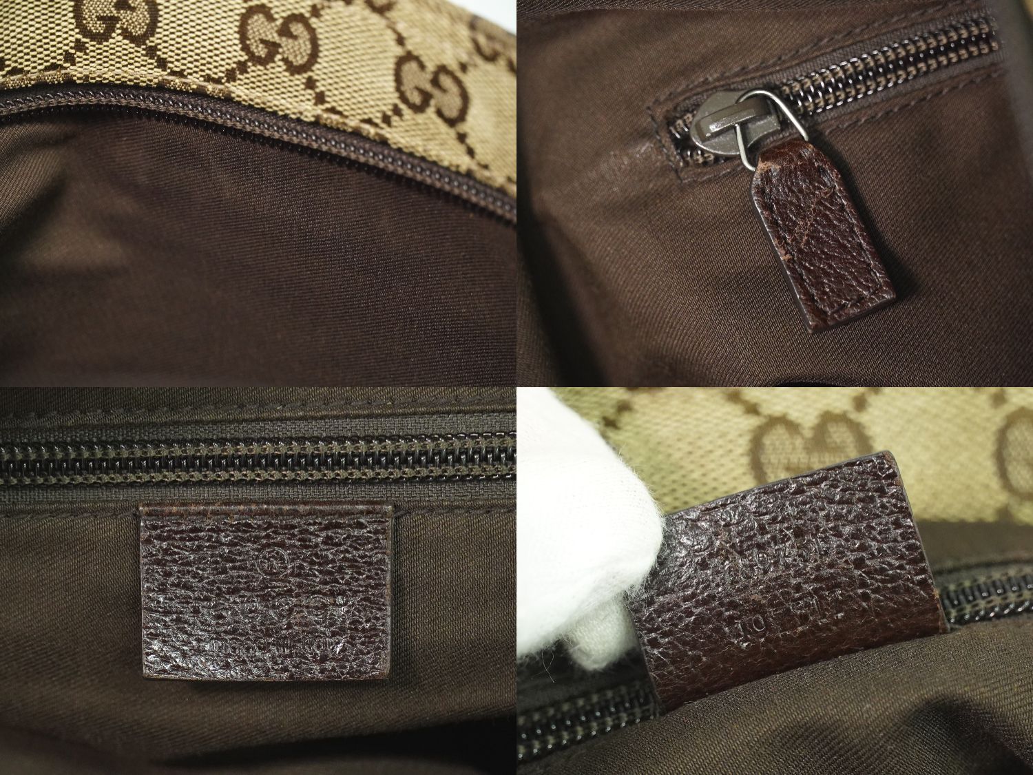本物 グッチ GUCCI シェリーライン GGキャンバス ショルダーバッグ 