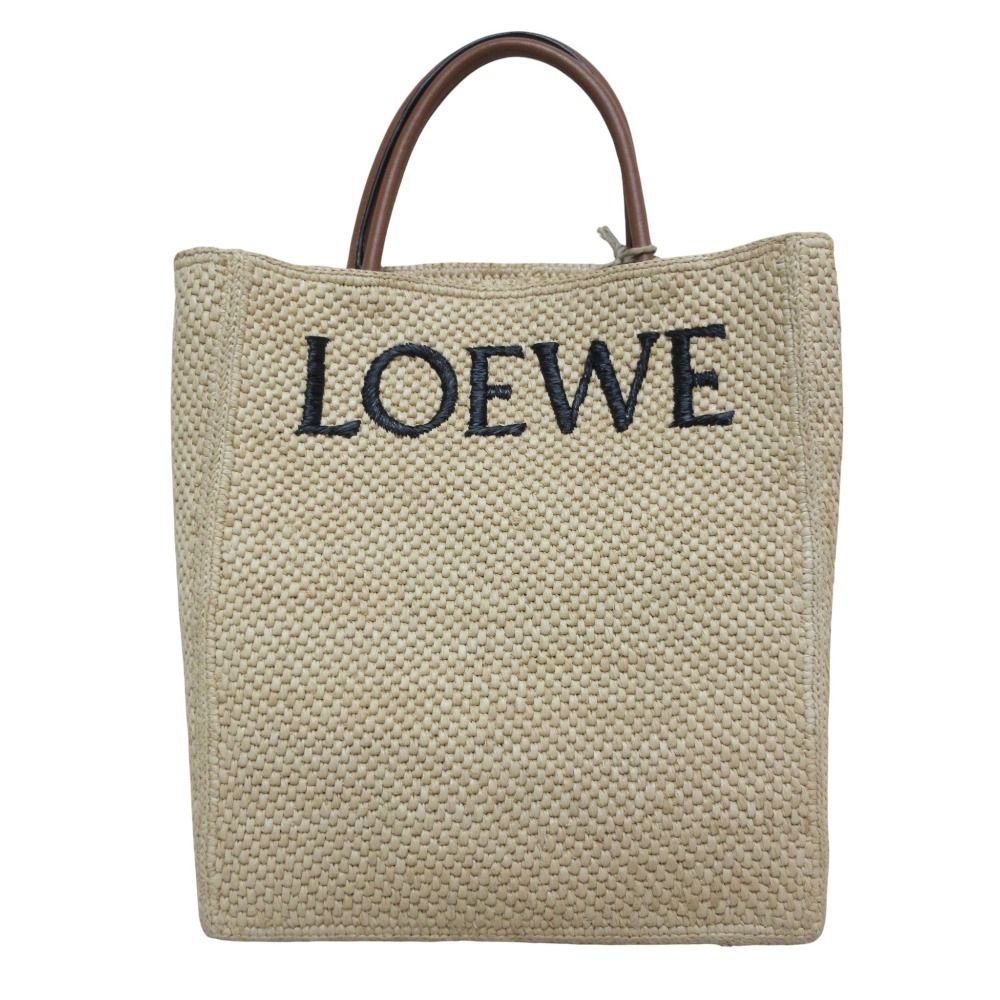 美品 LOEWE ロエベ A4 ラフィア 2way トートバッグ ショルダーバッグ