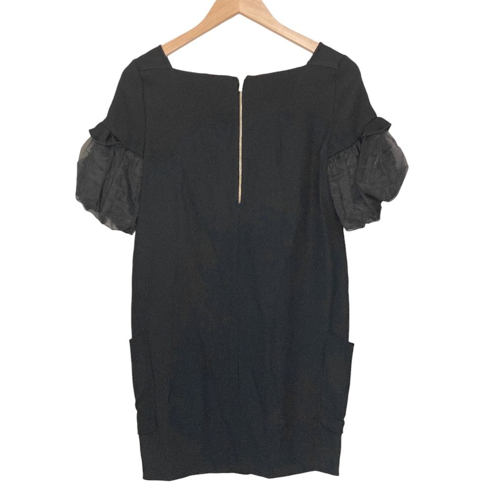 良品 miu miu ミュウミュウ オーガンスリーブ ミニドレス ワンピース