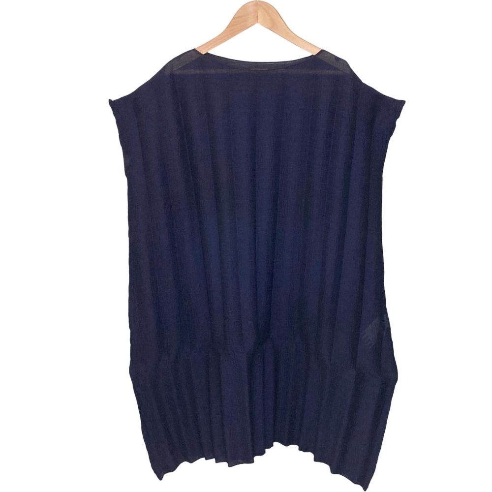 美品 23SS me ISSEY MIYAKE ミー イッセイミヤケ 楊柳 プリーツ切替