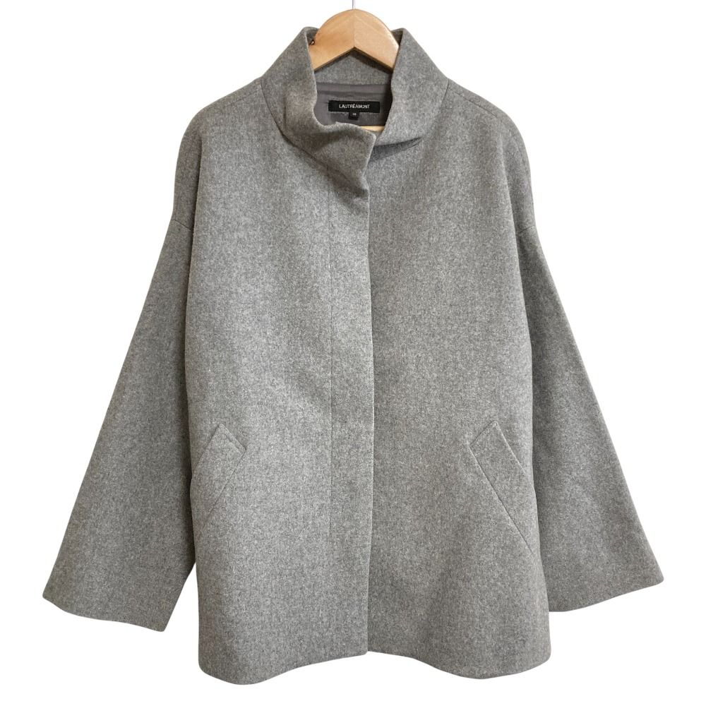 良品 LAUTREAMONT ロートレアモン スタンドカラー ショートコート 38