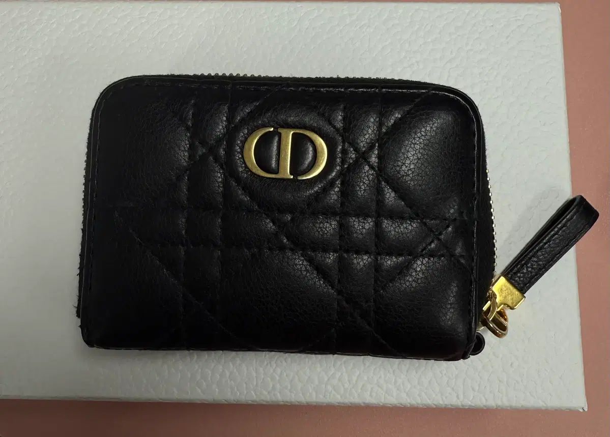 ディオール カルロ ジッパー カードウォレット ブラック