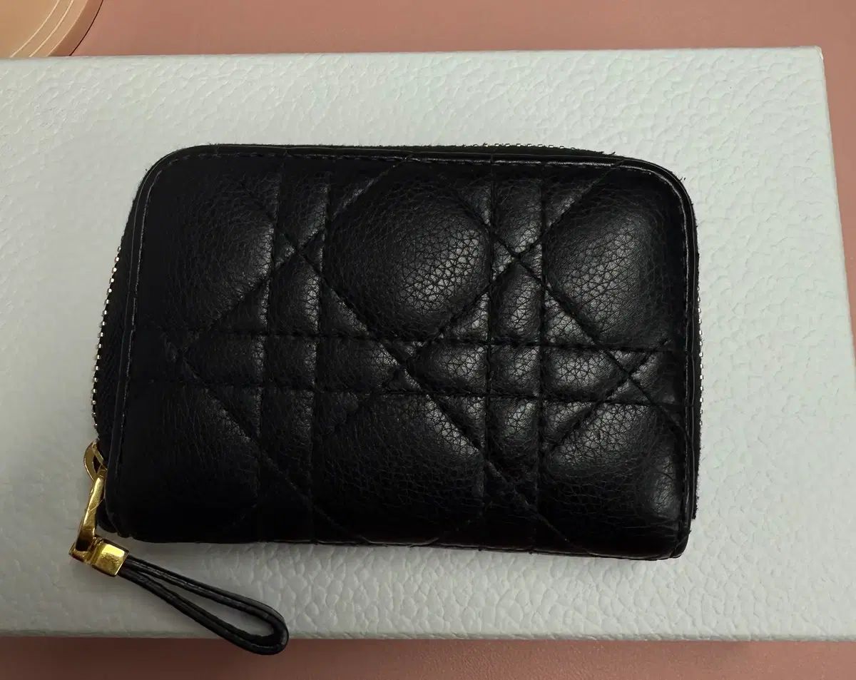 ディオール カルロ ジッパー カードウォレット ブラック