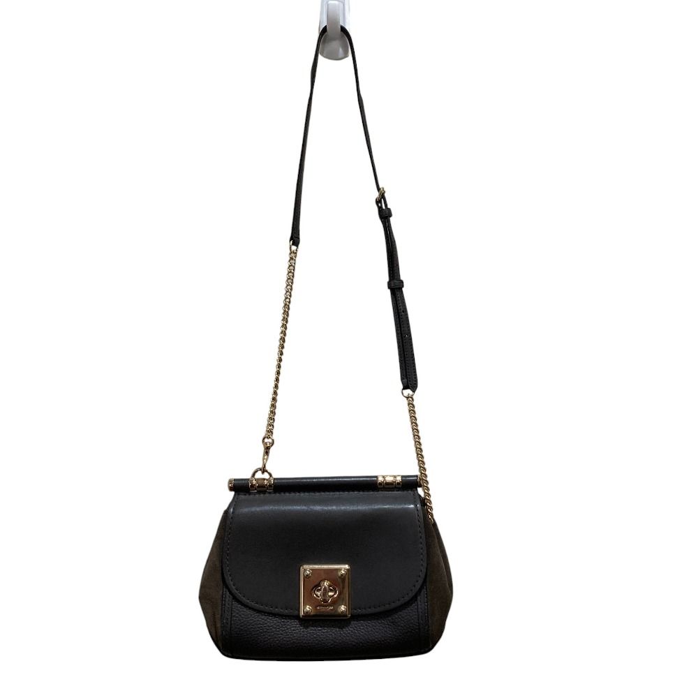 COACH コーチ ドリフター ショルダーバッグ 59048 ダークブラウン レディース 古着