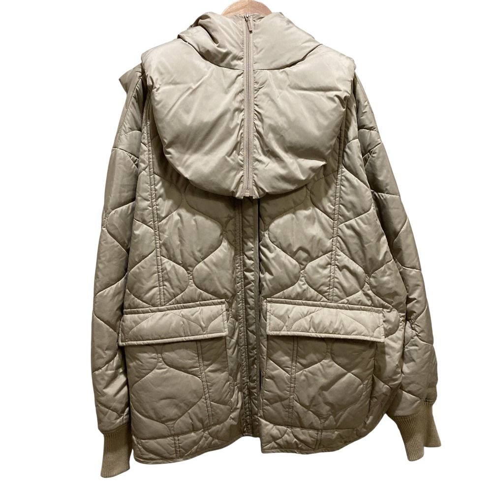 美品 CALUX キャラクス QUILTED HOODY ダウンジャケット CA22-DEU32 