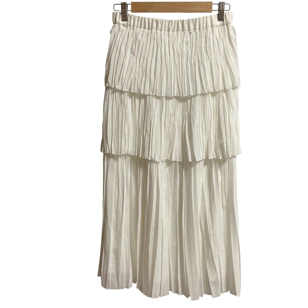 良品 INGEBORG インゲボルグ ティアード プリーツ ロングスカート