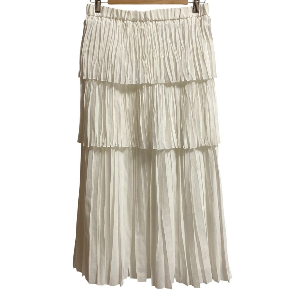 良品 INGEBORG インゲボルグ ティアード プリーツ ロングスカート