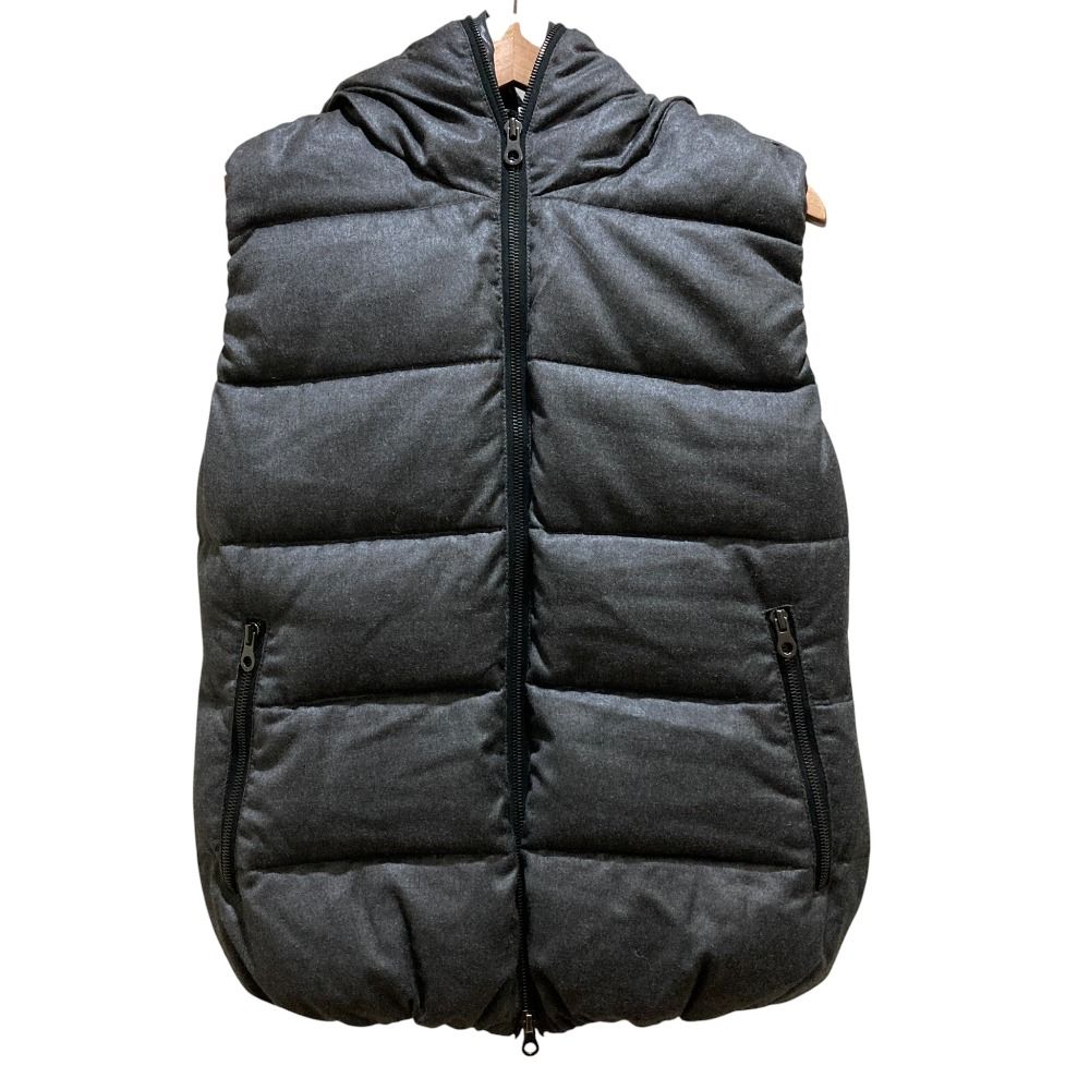 デュベティカ FEBEDUE ダウンベスト サイズ40 グレー レディース 古着