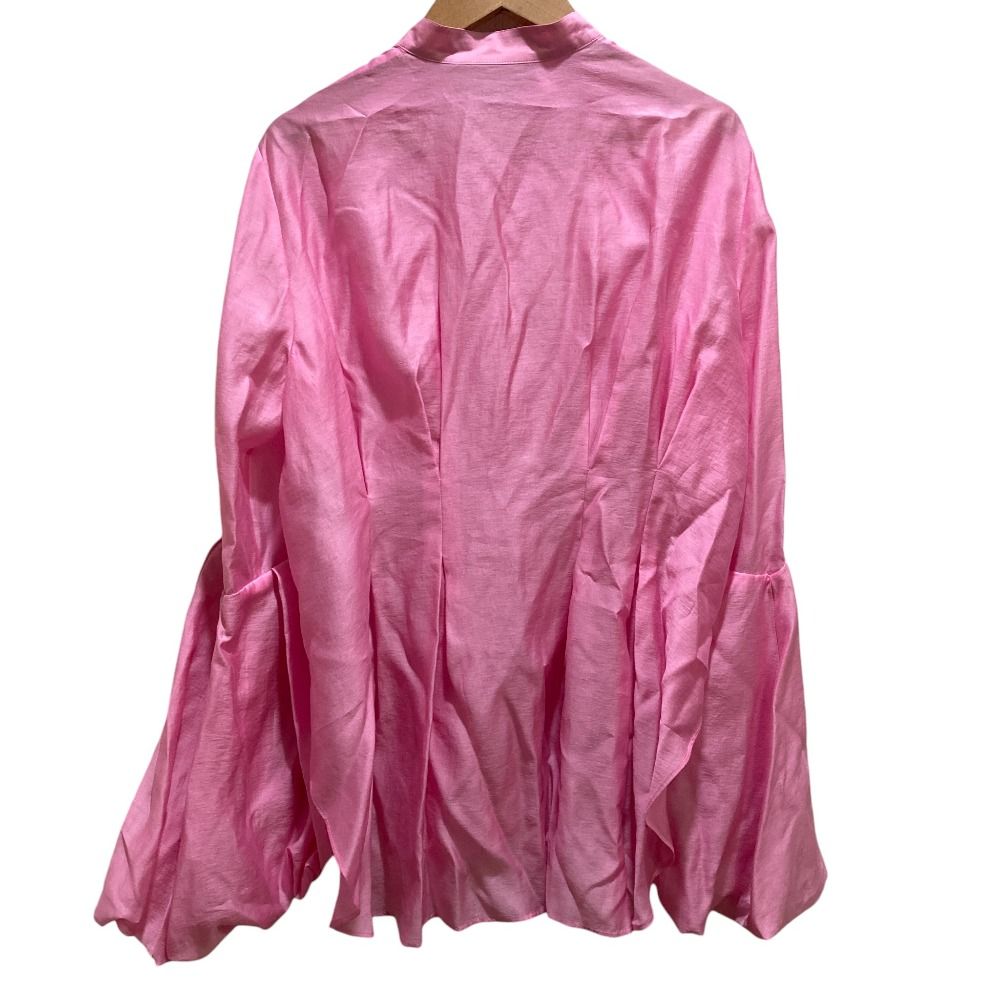 美品 24SS LE PHIL ルフィル シアーローンボリュームスリーブブラウス