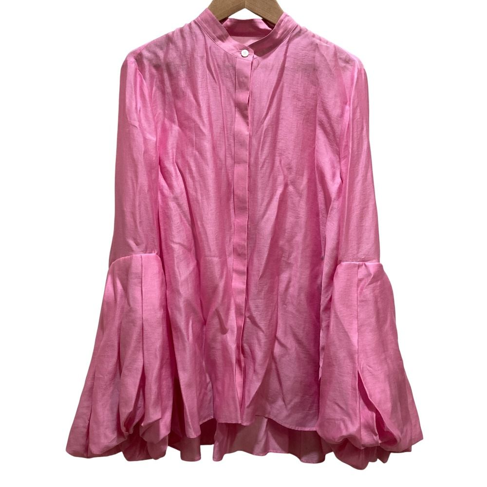 美品 24SS LE PHIL ルフィル シアーローンボリュームスリーブブラウス