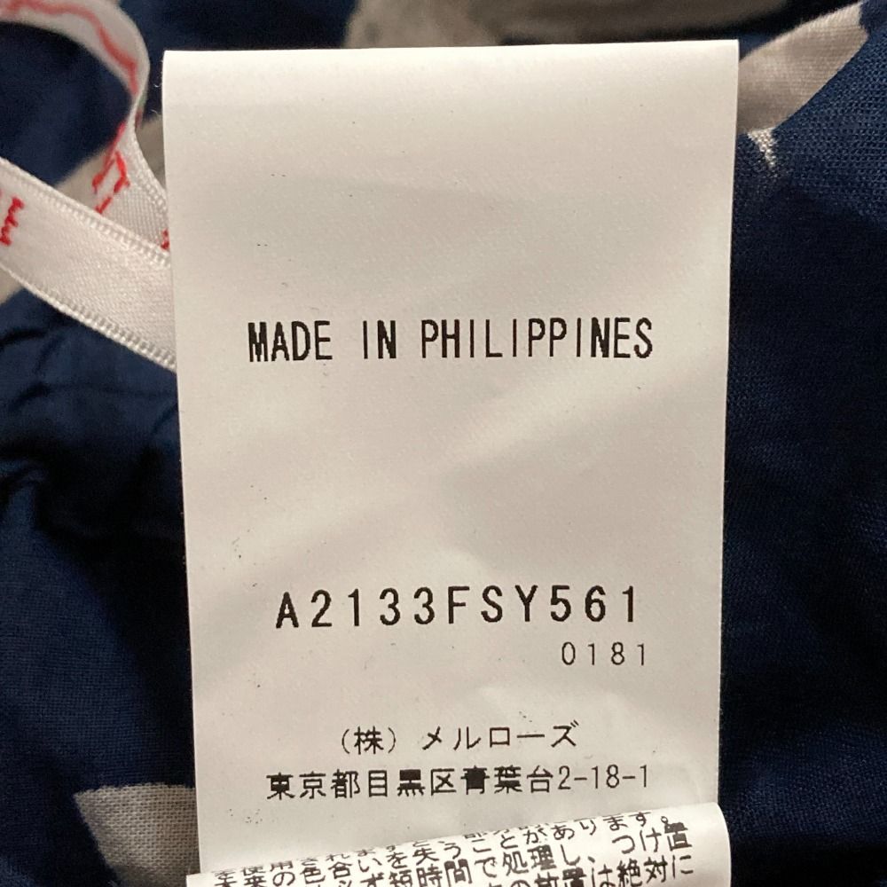 良品 PINK HOUSE ピンクハウス ベルベットリボンプリントスカート  