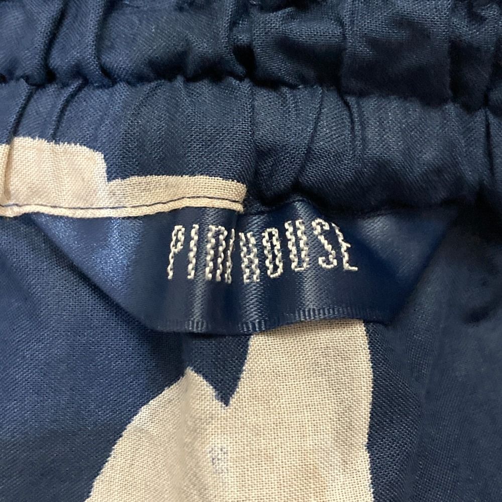 良品 PINK HOUSE ピンクハウス ベルベットリボンプリントスカート  