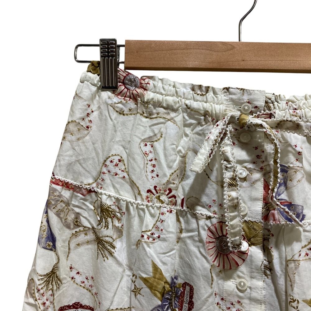 美品 PINK HOUSE ピンクハウス ロゼットプリントスカート A2141FSY061  